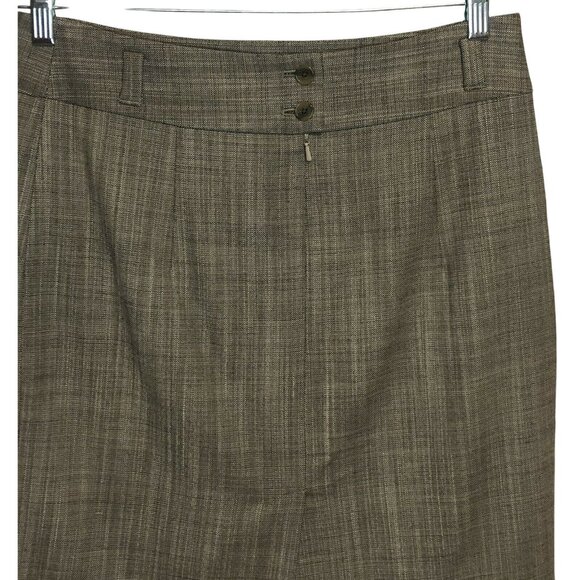 Banana Republic Women’s Size 6 Tan Wool Blend Lined Pencil Skirt Stretch - Picture 5 of 9